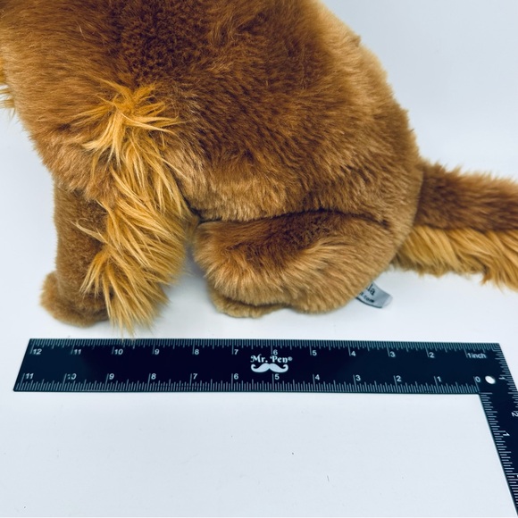 Auswella Red Golden Labrador Retriever Dog Plush Realistic 16" Stuffed Animal - Picture 14 of 15